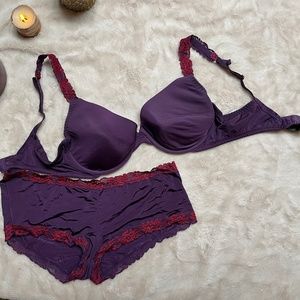 Natori purple bra 36C